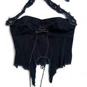 Pixie Rebels Denim Corset
